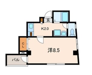 ルミエール堀留の物件間取画像